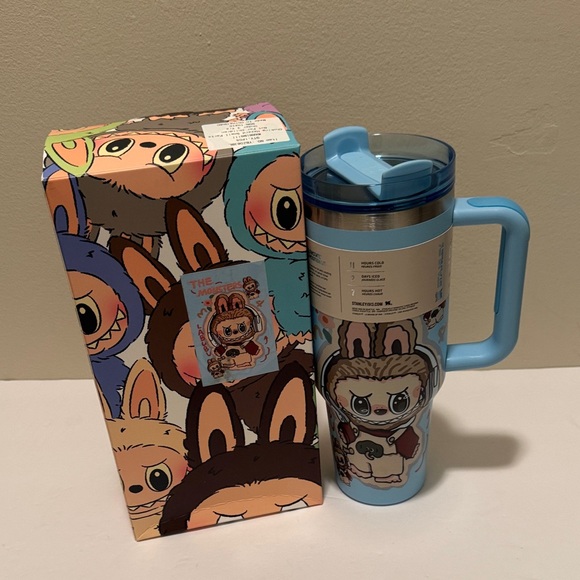 40 oz Stanley Labubu Custom Made H2.0 Tumbler with Box - Picture 2 of 2